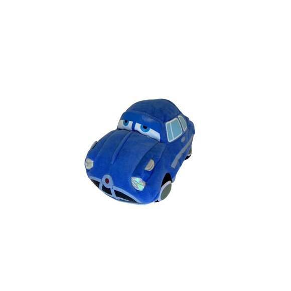 Disney Store Doc Hudson CARS 7" Mini Stuffed Plush RARE Blue Car Disney Pixar - Picture 1 of 10